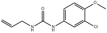 N-allyl-N'-(3-chloro-4-methoxyphenyl)urea Structural
