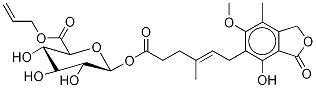 Mycophenolic Acid Acyl-β-D-glucuronide Allyl Ester Structural
