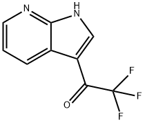 Ethanone, 2,2,2-trifluoro-1-(1H-pyrrolo[2,3-b]pyridin-3-yl)- Structural