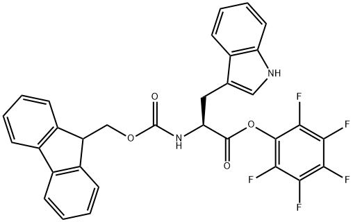 FMOC-TRP-OPFP Structural