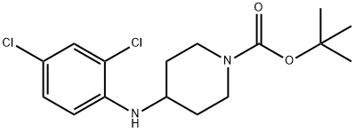 tert-butyl 4-(2,4-dichloroanilino)tetrahydro-1(2H)-pyridinecarboxylate Structural