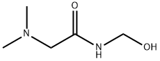 Acetamide, 2-(dimethylamino)-N-(hydroxymethyl)- (9CI) Structural
