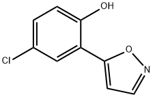 4-CHLORO-2-(ISOXAZOL-5-YL)PHENOL Structural