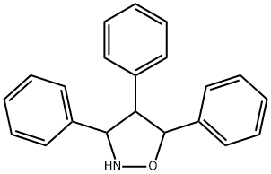 Isoxazolidine,  3,4,5-triphenyl- Structural