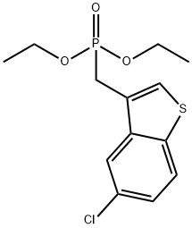 Diethyl [(5-chloro-1-benzothiophen-3-yl)Methyl]phosphonate Structural