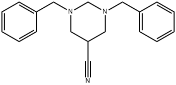 1,3-DIBENZYL-5-CYANOHEXAHYDROPYRIMIDINE Structural