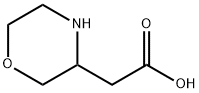 MORPHOLIN-3-YL-ACETIC ACID Structural