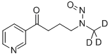 NNK-d3,  4-(Methyl-d3-nitrosoamino)-1-(3-pyridinyl)-1-butanone Structural