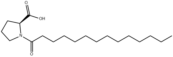 N-Tetradecanoyl-L-proline Structural