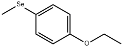 Benzene, 1-ethoxy-4-(methylseleno)- (9CI) Structural