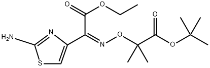 Ethyl 2-(2-aminothiazole-4-yl)-2-(1-tert-butoxycarbonyl-1-methylethoxyimino)acetate