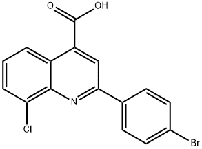 2-(4-BROMOPHENYL)-8-CHLOROQUINOLINE-4-CARBOXYLICACID