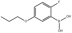 2-FLUORO-5-PROPOXYPHENYLBORONIC ACID Structural