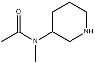 3-(N-ACETYL-N-METHYLAMINO)PIPERIDINE Structural