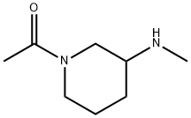 1-ACETYL-3-(METHYLAMINO)PIPERIDINE Structural