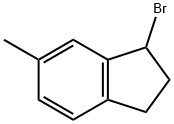 1-BROMO-2,3-DIHYDRO-6-METHYL-1H-INDENE Structural