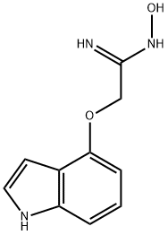 Ethanimidamide, N-hydroxy-2-(1H-indol-4-yloxy)-