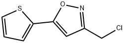 3-(CHLOROMETHYL)-5-THIEN-2-YLISOXAZOLE