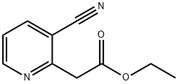 (3-CYANO-PYRIDIN-2-YL)-ACETIC ACID ETHYL ESTER Structural