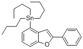 TRIBUTYL-(2-PHENYLBENZOFURAN-4-YL)-STANNANE Structural