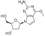 2-AMINO-4-METHOXY-7-(BETA-D-2-DEOXYRIBOFURANOSYL)PYRROLO[2,3-D]PYRIMIDINE