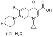 Ciprofloxacin hydrochloride hydrate Structural