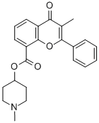 1-Methyl-4-piperidinyl 3-methyl-4-oxo-2-phenyl-4H-1-benzopyran-8-carbo xylate