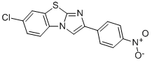 7-CHLORO-2-(4-NITROPHENYL)IMIDAZO[2,1-B]BENZOTHIAZOLE Structural