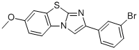 2-(3-BROMOPHENYL)-7-METHOXYIMIDAZO[2,1-B]BENZOTHIAZOLE Structural