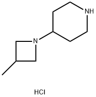 Piperidine, 4-(3-methyl-1-azetidinyl)-, trihydrochloride Structural
