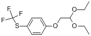 (4-(2,2-DIETHOXYETHOXY)PHENYL)(TRIFLUOROMETHYL)SULFANE Structural