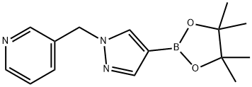 3-[4-(4,4,5,5-TETRAMETHYL-[1,3,2]DIOXABOROLAN-2-YL)-PYRAZOL-1-YLMETHYL]-PYRIDINE Structural