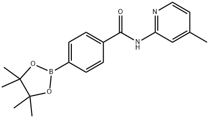 N-(4-METHYL-PYRIDIN-2-YL)-4-(4,4,5,5-TETRAMETHYL-[1,3,2]DIOXABOROLAN-2-YL)-BENZAMIDE