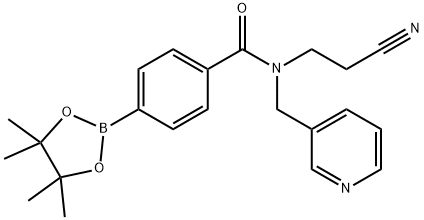 N-(2-CYANO-ETHYL)-N-PYRIDIN-3-YLMETHYL-4-(4,4,5,5-TETRAMETHYL-[1,3,2]DIOXABOROLAN-2-YL)-BENZAMIDE