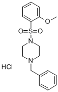 1-BENZYL-4-(2-METHOXY-BENZENESULFONYL)-PIPERAZINE HYDROCHLORIDE