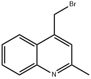 Quinoline, 4-(bromomethyl)-2-methyl- Structural
