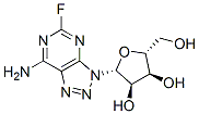 2-fluoro-8-azaadenosine Structural