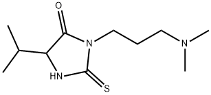 Hydantoin, 3-(3-(dimethylamino)propyl)-5-isopropyl-2-thio-