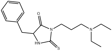 Hydantoin, 5-benzyl-3-(3-(diethylamino)propyl)-2-thio-