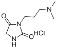 Hydantoin, 3-(3-(dimethylamino)propyl)-, hydrochloride Structural