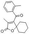 1-Oxaspiro(4.5)dec-3-en-2-one, 3-methyl-4-(2-methylbenzoyl)-