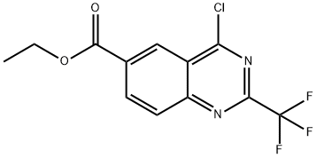 4-CHLORO-2-TRIFLUOROMETHYL-QUINAZOLINE-6-CARBOXYLIC ACID ETHYL ESTER