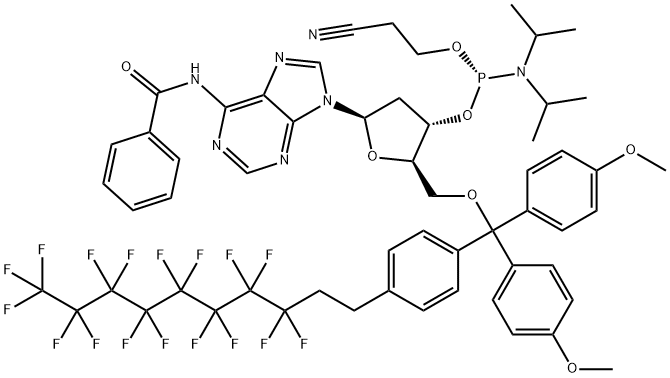 5'-O-FDMT-N6-BENZOYL-2'-DEOXYADENOSINE CEP