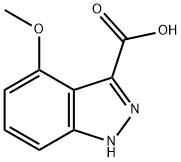 4-Methoxyindazole-3-carboxylic acid Structural