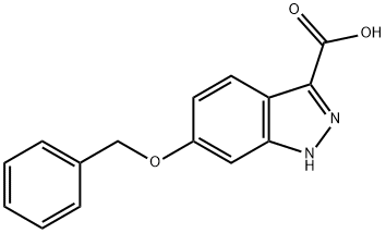 6-BENZYLOXY-1H-INDAZOLE-3-CARBOXYLIC ACID Structural