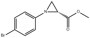 (R)-METHYL 1-(4-BROMOPHENYL)AZIRIDINE-2-CARBOXYLATE Structural