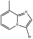 IMidazo[1,2-a]pyridine, 3-broMo-8-Methyl- Structural