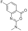 2-(dimethylamino)-7-fluoro-4H-3,1-benzoxazin-4-one