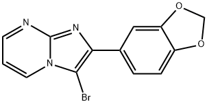 2-BENZO[1,3]DIOXOL-5-YL-3-BROMO-IMIDAZO[1,2-A]PYRIMIDINE