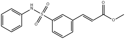 2-Propenoic acid, 3-[3-[(phenylaMino)sulfonyl]phenyl]-, Methyl ester, (2E)- Structural